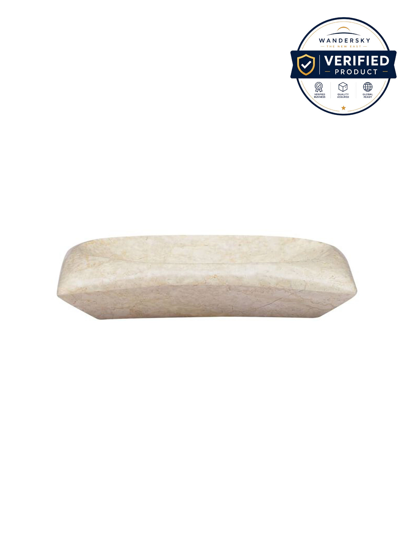 Sink Cream 50 x 35 x 10 cm Marble