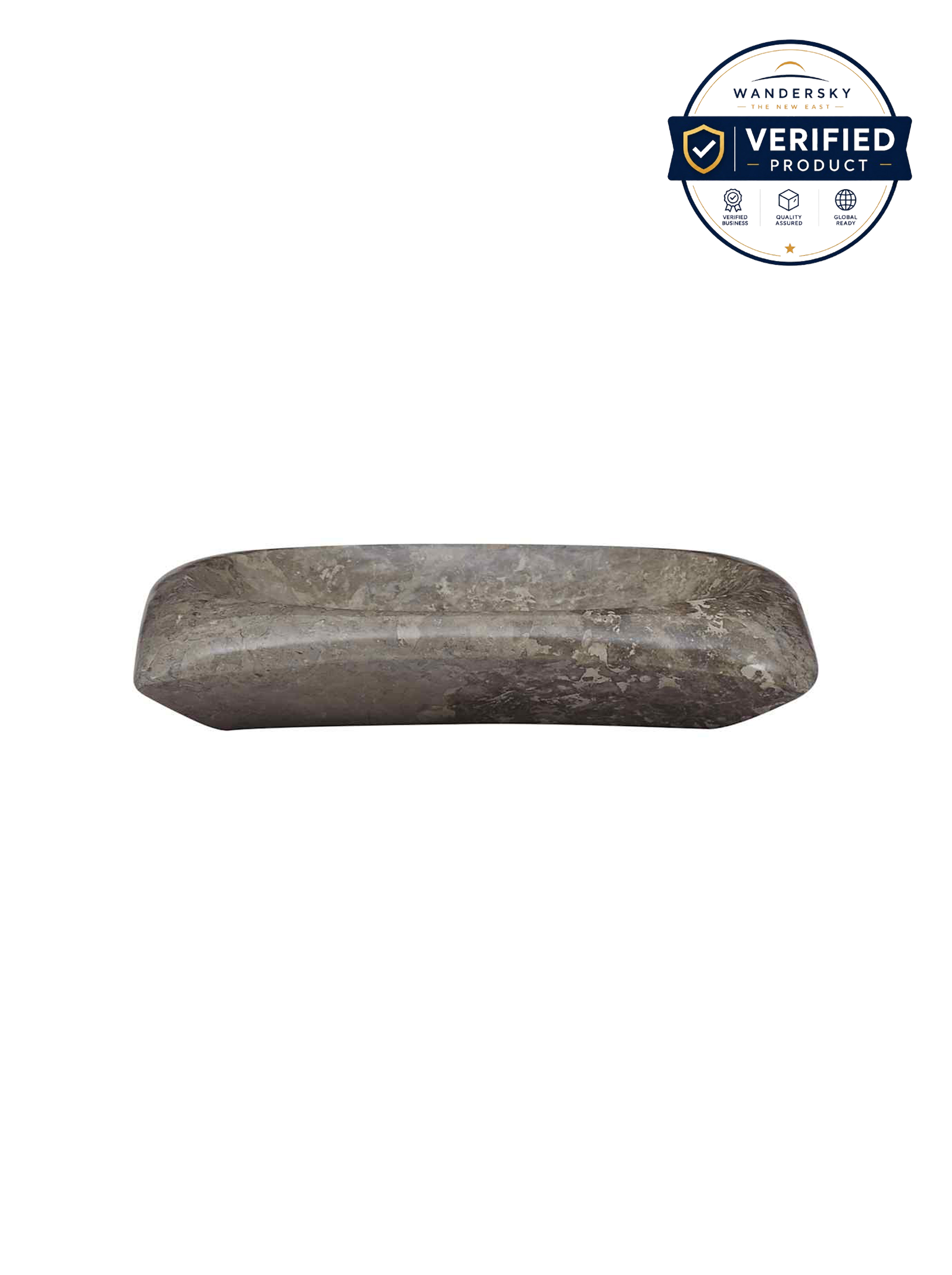 Sink Grey 50 x 35 x 10 cm Marble